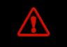 Image gif de danger rouge sur fond noir 